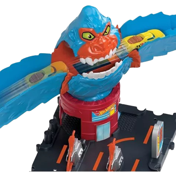 Mattel Hot Wheels City Wreck &amp; Ride Gorilla Attack Playset