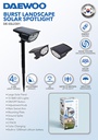Daewoo Outdoor Burst Landscape Solar Spotlight