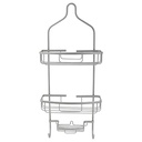 Home Basics Shower Caddy, Silver