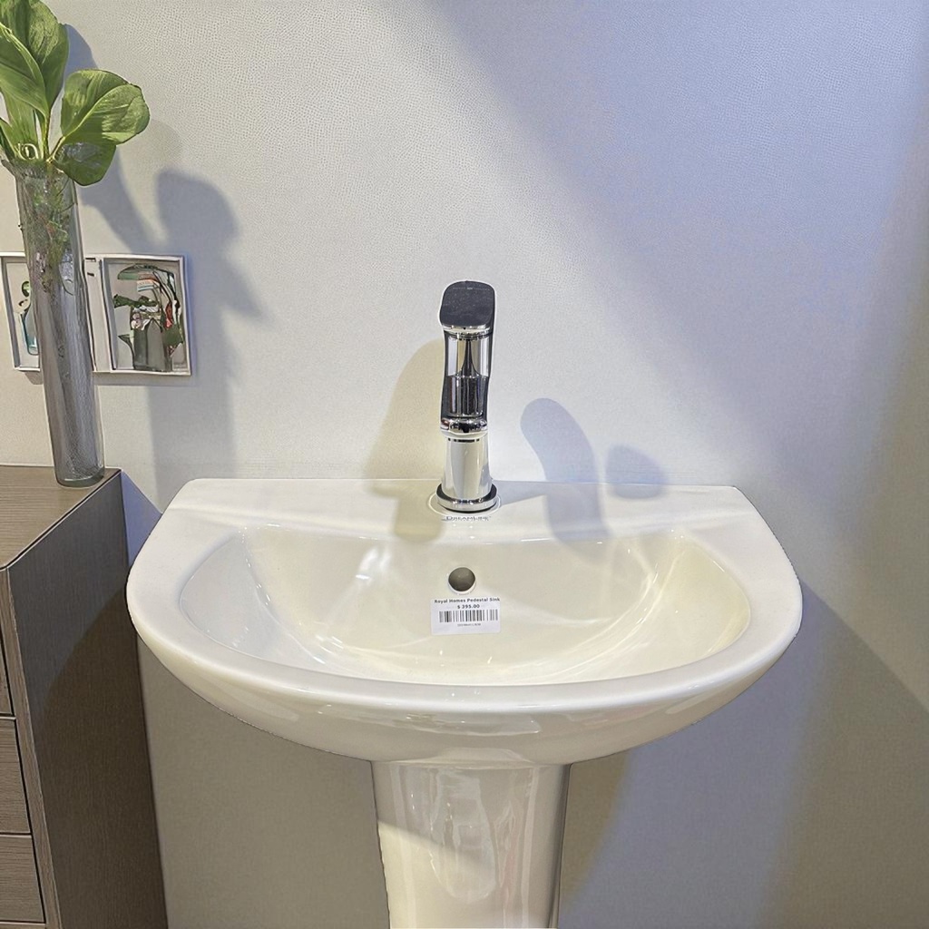 Royal Homes Pedestal Sink Bone