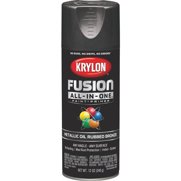 ****Krylon Fusion All-In-One Metallic Spray Paint &amp; Primer, Oil Rubbed Bronze