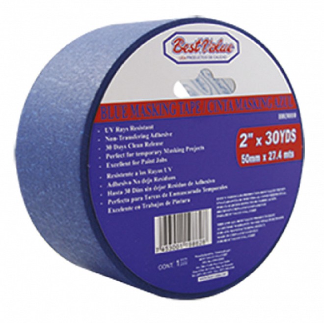 Best Value Masking Tape 1 In. x 30 Yds. Blue