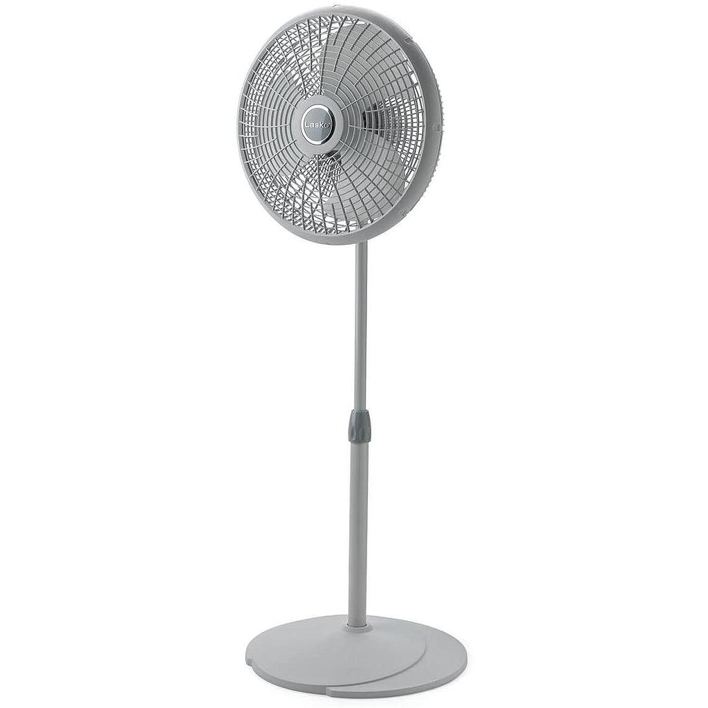 Lasko Adjustable Performance Pedestal Fan 16 In., Grey