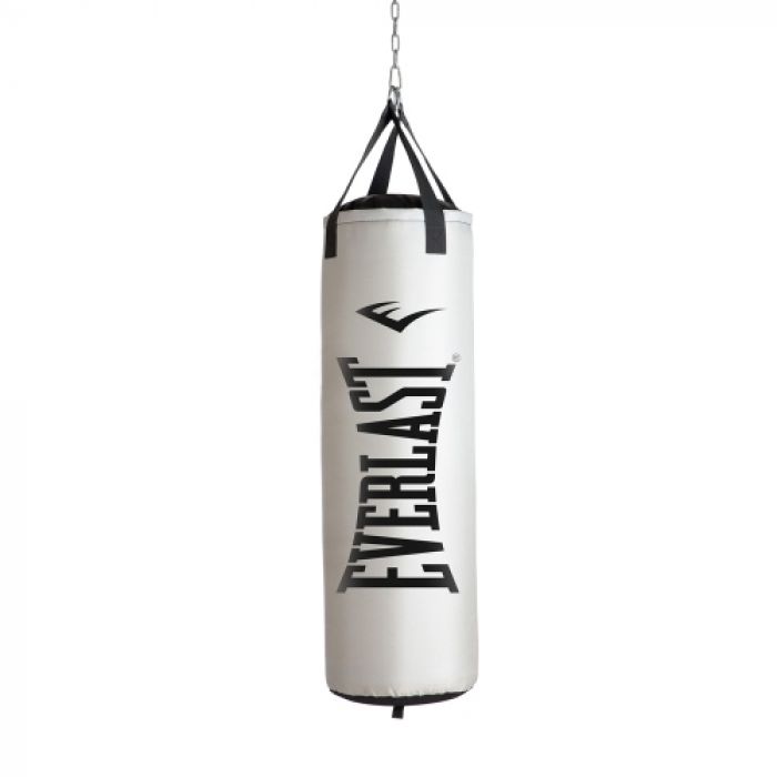 ****Everlast Heavy Punching Bag 60LB Silver &amp; Black