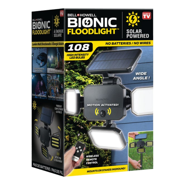 Bell+Howell Bionic Motion Activated Solar Floodlight