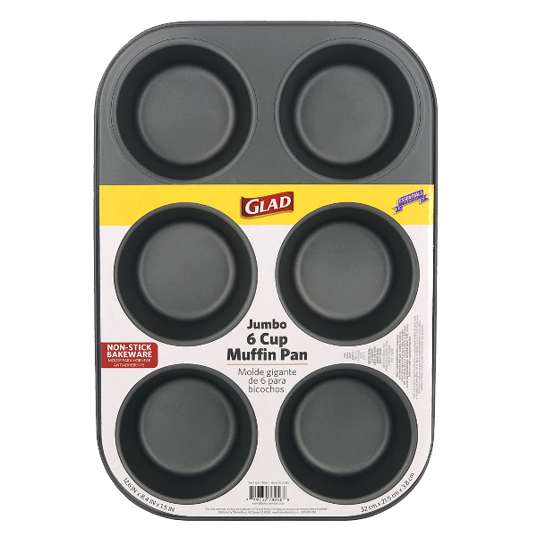 ****Glad Essential 6-Cup Muffin Pan 12.6x8.4x1.5in