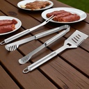Oster Baldwyn 3pc Barbecue Tool Set, Stainless Steel
