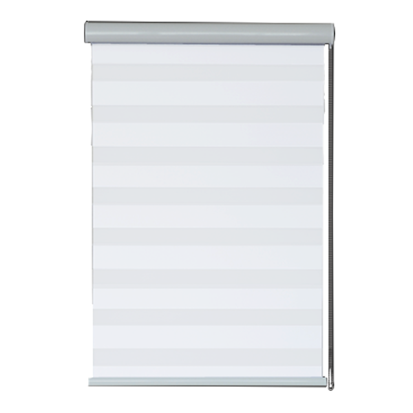 Kenneth Cole Luxury Zebra Blinds (Blackout), White /42x90"