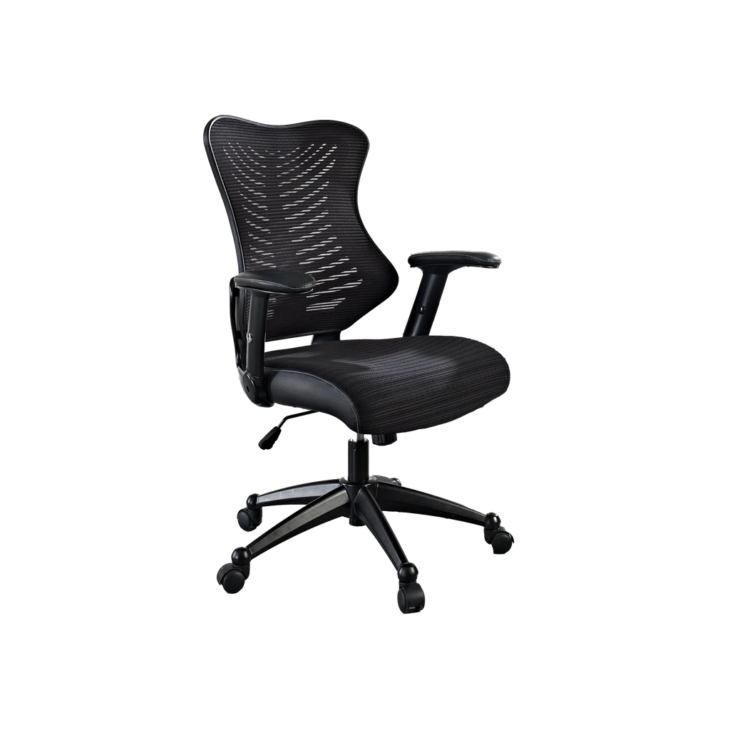Techni Mobili Executive Designer Mesh Office Chair, Black (Weight Limit 220lb)