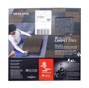 Mohawk Home Adhesive Carpet Tiles 18 x 18 In. Smoke Gray (16 pcs/ box, Covers 36 Sq. Ft.)