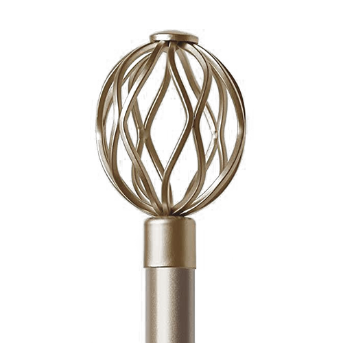 Classy Homes Curtain Rod 84-120 In., Silver - Plated