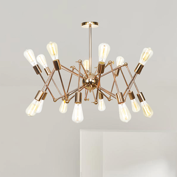 Royal Homes Chandelier 18xE27 60W, 29.5x19.6In. (DxH)