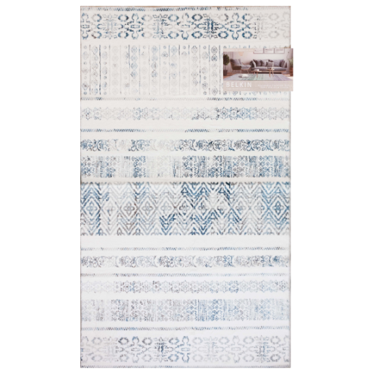 Washable Rug 36 x 60 In., Multi-colour