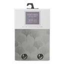 Fanly Grommet Window Curtain Panel with Tie Back 55 x 90 In. Grey