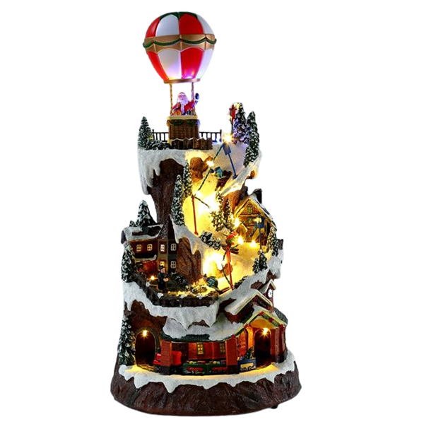 Mrs. Claus Christmas Village Ornament 8.5 x 8.5 x 18 In.