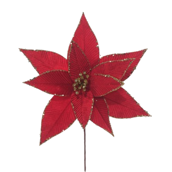 Miro Christmas Poinsettia 30cm, Red-Gold