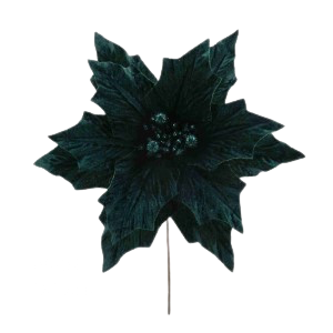 Christmas Poinsettia Stem 29cm