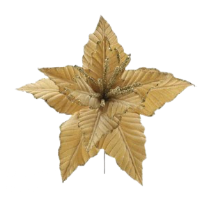 Christmas Poinsettia Stem 38cm