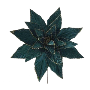 Christmas Poinsettia Stem 32cm