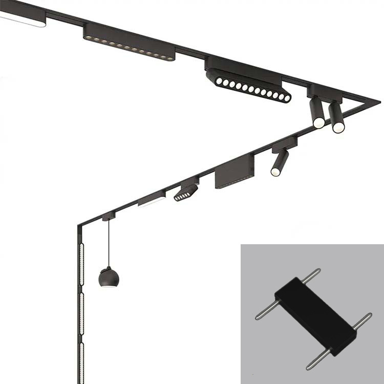 Roca Inter-Connector for Mini Magnetic Track, Black