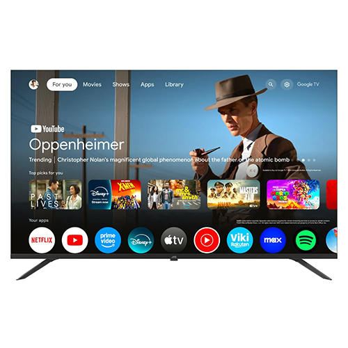 JVC 50 Inch Frameless Multituner 4K UHD HDR Google TV OS