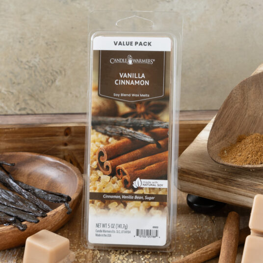 Candle Warmers Value Pack Classic Wax Melt 5oz., Vanilla Cinnamon