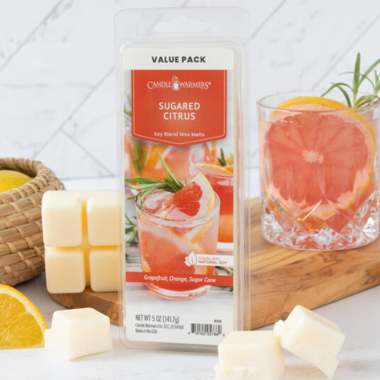 Candle Warmers Value Pack Classic Wax Melt 5oz., Sugared Citrus
