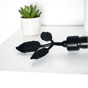 Classy Homes Curtain Rod 66-120 in Double Black 16/19