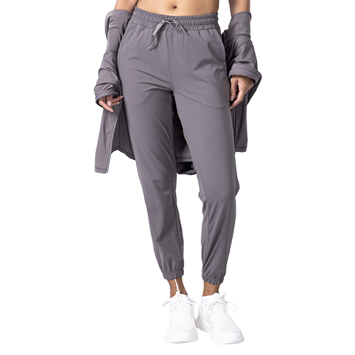 Elle Sport Ladies Jogger Pants, Dark Grey
