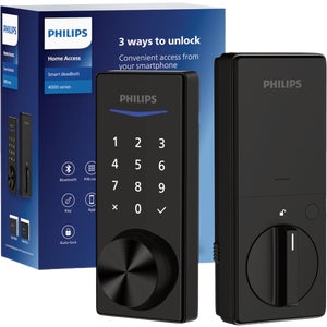 Philips Bluetooth Touchscreen Electronic Deadbolt, Matte Black