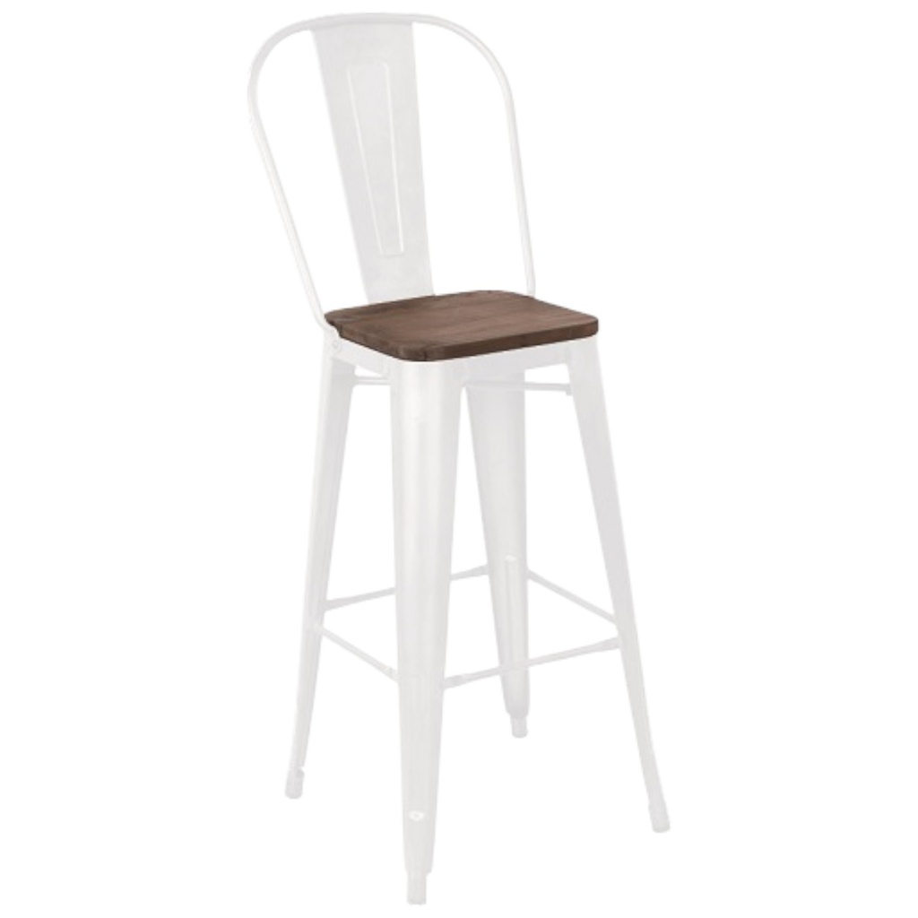 Mobel Bar Chair, White