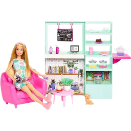 [821-HKT94ABC] Mattel Barbie Cute N Cozy Cafe Tea Time Play Set