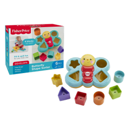 [821-CDC22ABC] Mattel Fisher-Price Butterfly Shape Sorter