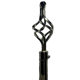 [HHHD-CTRD-01089 (RH091-84S) CHCR30008] Classy Homes Curtain Rod 48-84 in Single Silver 16/19