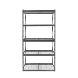 [310-ORG1505M / 8163073] ProSource 5-Tier Boltless Shelving Unit with Wire Decking, 5000 lb