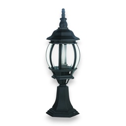 [8282P-BK RHOPL31738] Royal Homes Outdoor Post Light, E27 60W Black