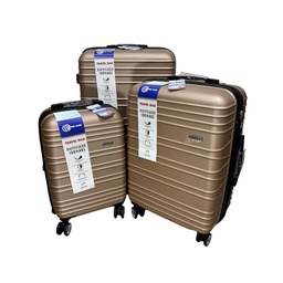 [060-1451591] Clipper Club Luggage Set, Khaki