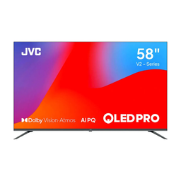 [LT-58KM858] JVC Google TV 58 In. QLED PRO 4K HDR10 120Hz Dolby Vision – V2 Series