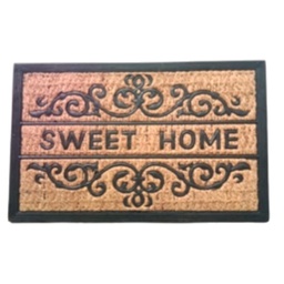 [HHHD-FLMT-01099 / RH3344] Classy Homes Coco Rubber Non-Brushed Panama Mat 18 x 30 In., 8mm Thick