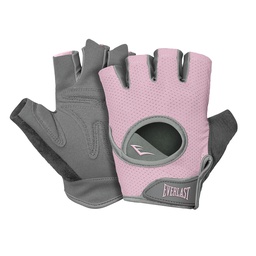 [EVWG4W605-S] Everlast Weightlifting Gloves Venus Pink / Grey - S