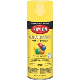 [K05541007] Krylon ColorMaxx 12 Oz. Gloss Spray Paint, Sun Yellow