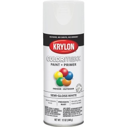 [K05580007] Krylon ColorMaxx 12 Oz. Semi-Gloss Spray Paint, White
