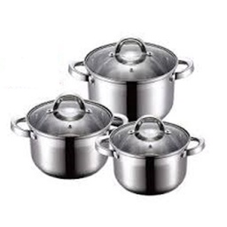 [HHKC-POTT-01014 / RHKV-2240 / RHKV-2240/ZY-132] Royal Homes 6pc Cookware Set SS