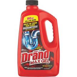 [40109 / 1480987] Drano Max Gel Drain Clog Remover 80 Oz.