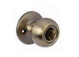 [L168238] ****Kwikset Antique Brass Knob Keyed Entry