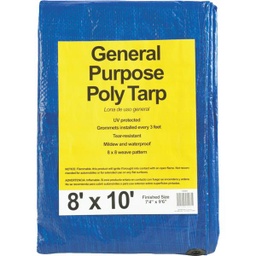 [725264] Do it Best Woven General Purpose Tarp 8 Ft. x 10 Ft. Blue