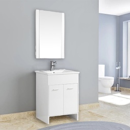 [4223 RHBV13849] Royal Homes Bathroom Vanity 23.6 x 18.1 x 32.6 In. White