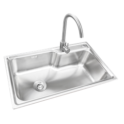 [BA-1214 RHTKS15407] Royal Homes Topmount  Kitchen Sink 29.5 x17.5 x9 in