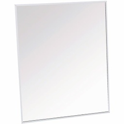 [X4311 / 5235080] Zenith Single Mirror Surface/Recess Mount Medicine Cabinet, 16-1/8 In. W x 20-1/8 In. H x 3-1/4 In. D Stainless Steel