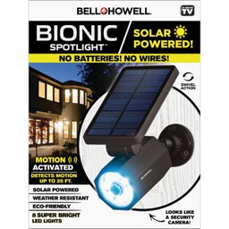 [2963] Bell+Howell Solar Powered Bionic Spotlight